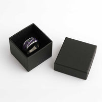 Traditional Samoan Tattoo Art Purple Color Classic Ring LT03 - Polynesian Pride