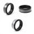 Traditional Samoa Maori Ornament Style White Art Spinner Ring - Polynesian Pride