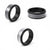 Traditional Samoa Maori Ornament Style White Color Spinner Ring - Polynesian Pride