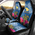 Hawaii Lanai Island Car Seat Cover Hibiscus Turle and Map with Polynesian Spiral LT03 - Polynesian Pride