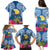 Hawaii Lanai Island Family Matching Puletasi Dress and Hawaiian Shirt Hibiscus Turle and Map with Polynesian Spiral LT03 - Polynesian Pride