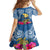 Hawaii Lanai Island Family Matching Summer Maxi Dress and Hawaiian Shirt Hibiscus Turle and Map with Polynesian Spiral LT03 - Polynesian Pride