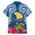 Custom Hawaii Lanai Island Family Matching Long Sleeve Bodycon Dress and Hawaiian Shirt Hibiscus Turle and Map with Polynesian Spiral LT03 - Polynesian Pride