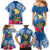 Custom Hawaii Lanai Island Family Matching Mermaid Dress and Hawaiian Shirt Hibiscus Turle and Map with Polynesian Spiral LT03 - Polynesian Pride