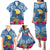 Custom Hawaii Lanai Island Family Matching Puletasi Dress and Hawaiian Shirt Hibiscus Turle and Map with Polynesian Spiral LT03 - Polynesian Pride