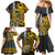 Hawaii Lanai Island Family Matching Mermaid Dress and Hawaiian Shirt Hawaiian Warrior and Kakau Symbols Abstract Tattoo LT03 - Polynesian Pride