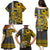 Hawaii Lanai Island Family Matching Puletasi Dress and Hawaiian Shirt Hawaiian Warrior and Kakau Symbols Abstract Tattoo LT03 - Polynesian Pride