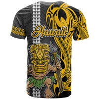 Hawaii Lanai Island T Shirt Hawaiian Warrior and Kakau Symbols Abstract Tattoo LT03 - Polynesian Pride