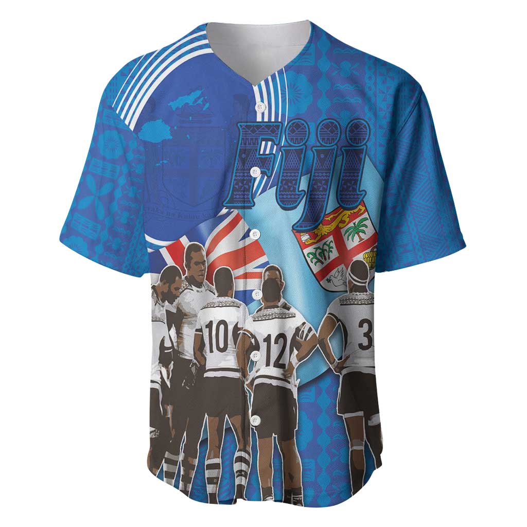 Fiji Rugby Sevens Baseball Jersey Commemorate Gold Medal - Rio de Janeiro 2016