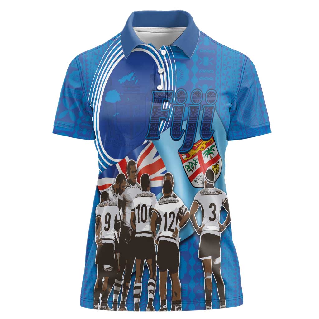 Fiji Rugby Sevens Women Polo Shirt Commemorate Gold Medal - Rio de Janeiro 2016