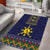 Philippines Merry Christmas Area Rug Maligayang Pasko with Parol and Xmas Pattern Barong Style