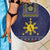 Philippines Merry Christmas Beach Blanket Maligayang Pasko with Parol and Xmas Pattern Barong Style