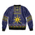 Philippines Merry Christmas Bomber Jacket Maligayang Pasko with Parol and Xmas Pattern Barong Style