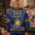 Philippines Merry Christmas Kid Ugly Christmas Sweater Maligayang Pasko with Parol and Xmas Pattern Barong Style