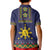 Philippines Merry Christmas Kid Polo Shirt Maligayang Pasko with Parol and Xmas Pattern Barong Style