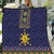 Philippines Merry Christmas Quilt Maligayang Pasko with Parol and Xmas Pattern Barong Style