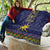 Philippines Merry Christmas Quilt Maligayang Pasko with Parol and Xmas Pattern Barong Style