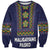 Philippines Merry Christmas Sweatshirt Maligayang Pasko with Parol and Xmas Pattern Barong Style