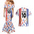 Custom Philippines Champions Football Jersey Couples Matching Mermaid Dress and Hawaiian Shirt