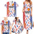 Custom Philippines Champions Football Jersey Family Matching Summer Maxi Dress and Hawaiian Shirt