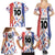 Custom Philippines Champions Football Jersey Family Matching Summer Maxi Dress and Hawaiian Shirt