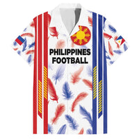 Custom Philippines Champions Football Jersey Family Matching Summer Maxi Dress and Hawaiian Shirt
