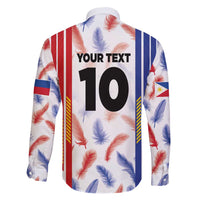 Custom Philippines Champions Football Jersey Family Matching Tank Maxi Dress and Hawaiian Shirt