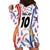 Custom Philippines Champions Football Jersey Hoodie Dress