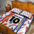 Custom Philippines Champions Football Jersey Quilt Bed Set