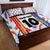 Custom Philippines Champions Football Jersey Quilt Bed Set