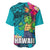 Hawaii Great Aloha Run 40th Anniversary Baseball Jersey With Turtle Mascot Marathon Hibiscus and Kakau LT03 - Polynesian Pride