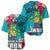 Hawaii Great Aloha Run 40th Anniversary Baseball Jersey With Turtle Mascot Marathon Hibiscus and Kakau LT03 - Polynesian Pride