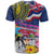 Hawaii Great Aloha Run 40th Anniversary T Shirt Hibiscus and Kakau Pattern LT03 - Polynesian Pride