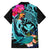 Hawaii Family Matching Puletasi and Hawaiian Shirt Whale Mix Hibiscus and Kanaka Maoli LT03 - Polynesian Pride