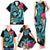 Hawaii Family Matching Tank Maxi Dress and Hawaiian Shirt Whale Mix Hibiscus and Kanaka Maoli LT03 - Polynesian Pride