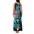 Hawaii Family Matching Tank Maxi Dress and Hawaiian Shirt Whale Mix Hibiscus and Kanaka Maoli LT03 - Polynesian Pride