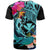 Hawaii T Shirt Whale Mix Hibiscus and Kanaka Maoli LT03 - Polynesian Pride