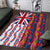 Hawaiian Lei Area Rug National Flag Striped Style