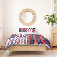 Hawaiian Lei Bedding Set National Flag Striped Style