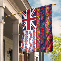 Hawaiian Lei Garden Flag National Flag Striped Style LT03 House Flag Red - Polynesian Pride