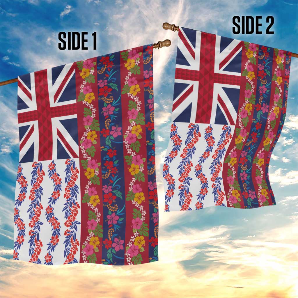 Hawaiian Lei Garden Flag National Flag Striped Style LT03 - Polynesian Pride
