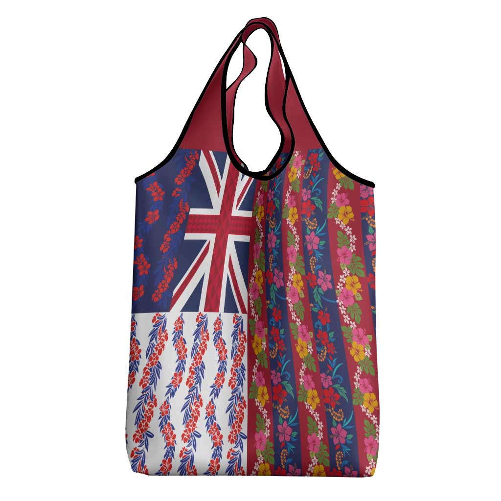 Hawaiian Lei Grocery Bag National Flag Striped Style LT03 - Polynesian Pride
