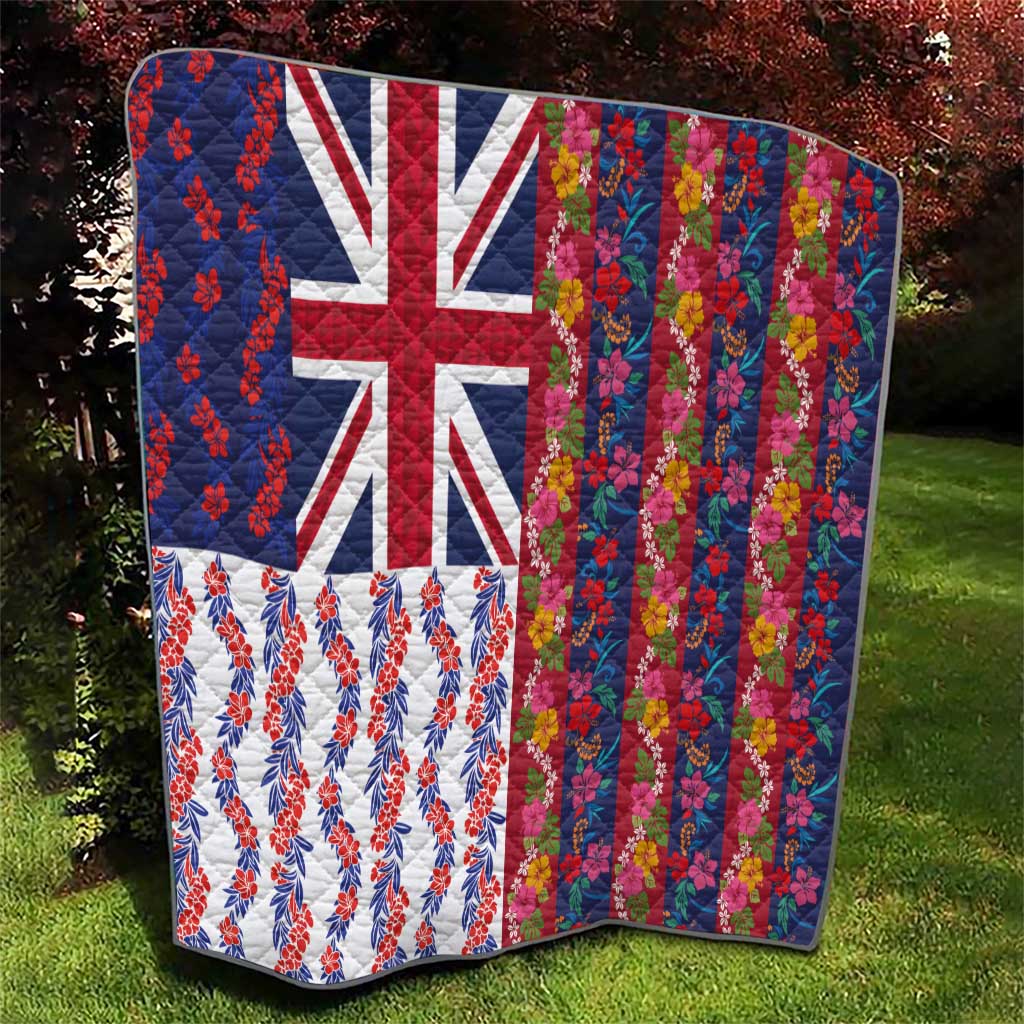 Hawaiian Lei Quilt National Flag Striped Style