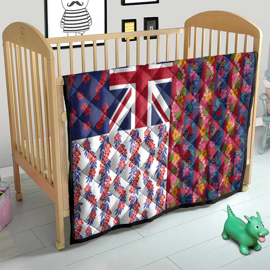 Hawaiian Lei Quilt National Flag Striped Style