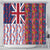 Hawaiian Lei Shower Curtain National Flag Striped Style