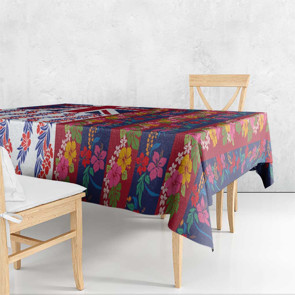Hawaiian Lei Tablecloth National Flag Striped Style LT03 - Polynesian Pride