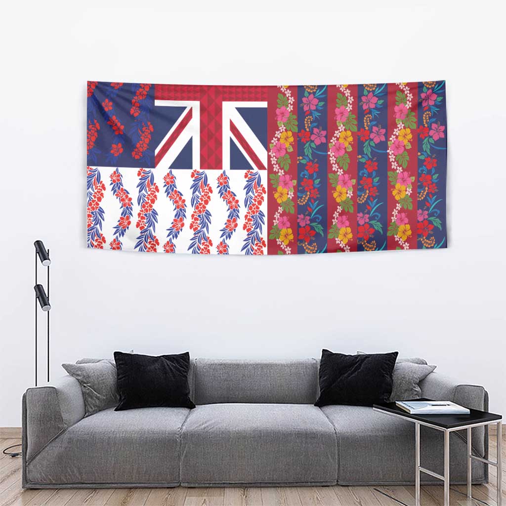 Hawaiian Lei Tapestry National Flag Striped Style