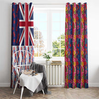 Hawaiian Lei Window Curtain National Flag Striped Style LT03 - Polynesian Pride
