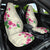 Hawaiian Hibiscus and Art Polynesian Tattoo Car Seat Cover Beige Color