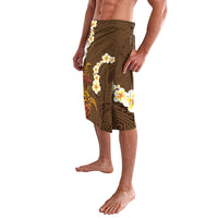 Hawaii Turtle Plumeria Flower Lavalava Polynesian Pattern Brown Color LT03 - Polynesian Pride